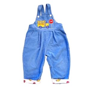 VTG Tiny Tots Corduroy overalls Size 24 months Color blue